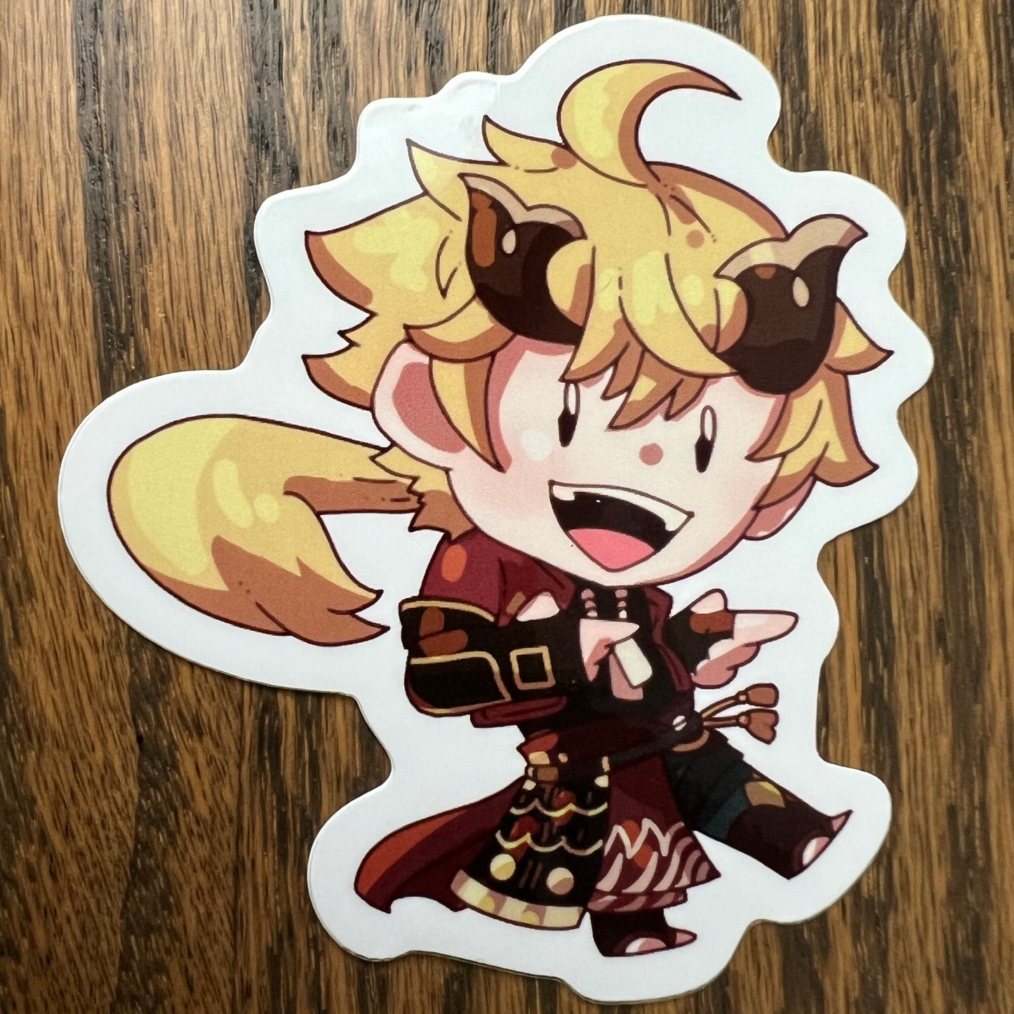 Genshin Impact Thoma Stickers - Die Cut