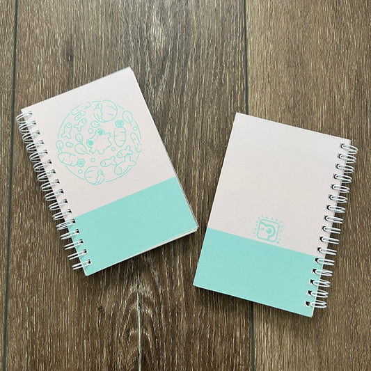 Blue Blank-Page Notebook #NB007
