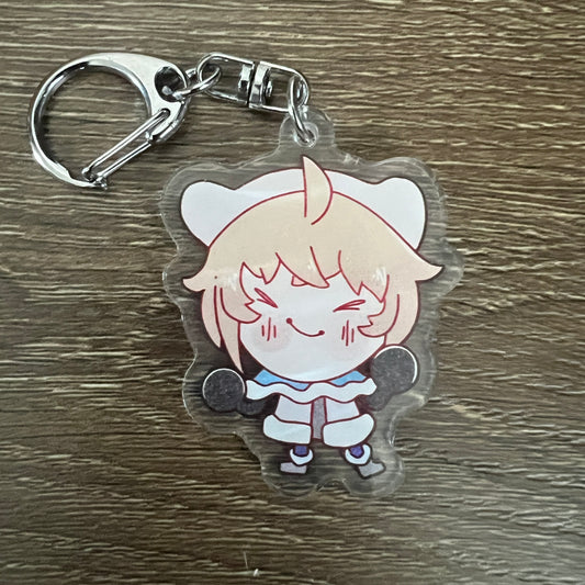 Honkai Star Rail Lynx Chibi Acrylic Charm Keychain Accessory #AC116