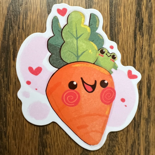 Carrot Stickers - Die Cut
