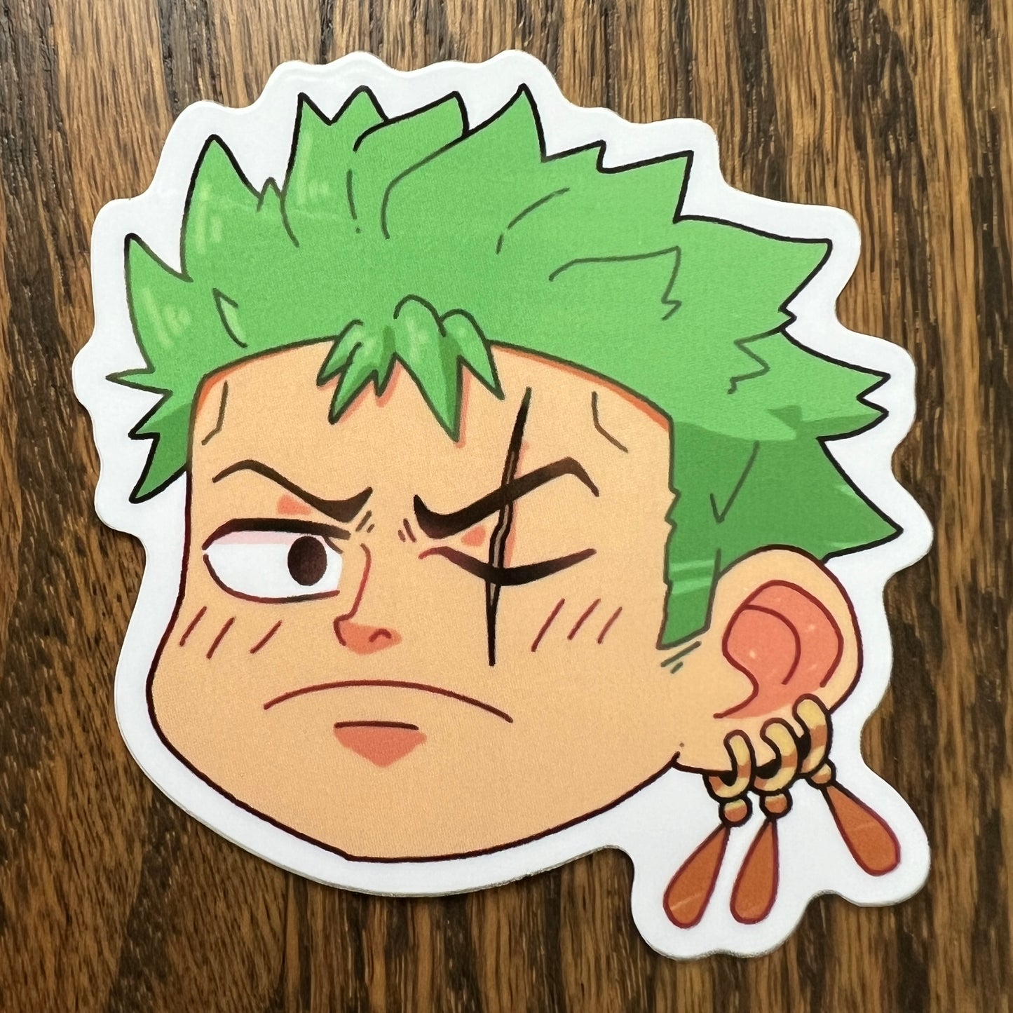 OP Anime Chibi Stickers - Die Cut - Chopper, Luffy, Merry, Sanji, Zoro