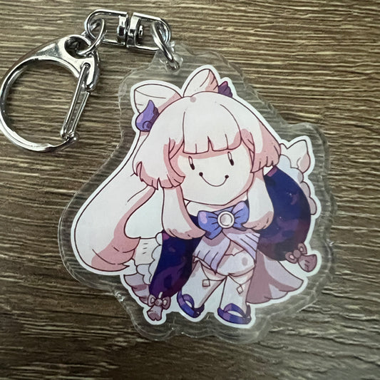 Genshin Impact Sangonomiya Kokomi Chibi Acrylic Charm Keychain Accessory #AC198