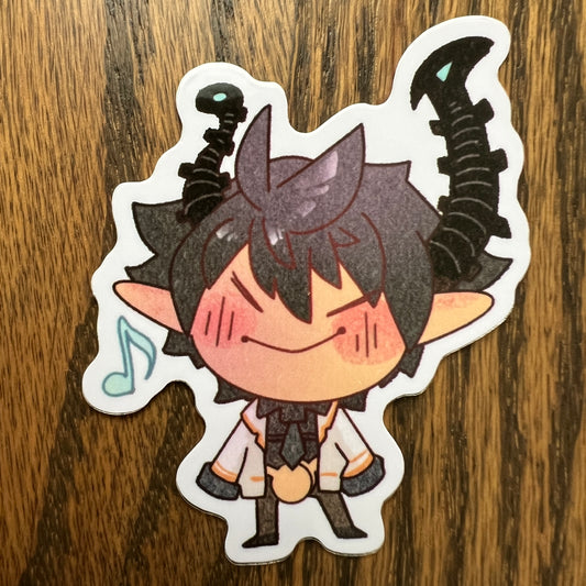 NJSJ Vtuber Chibi Ren Stickers - Die Cut