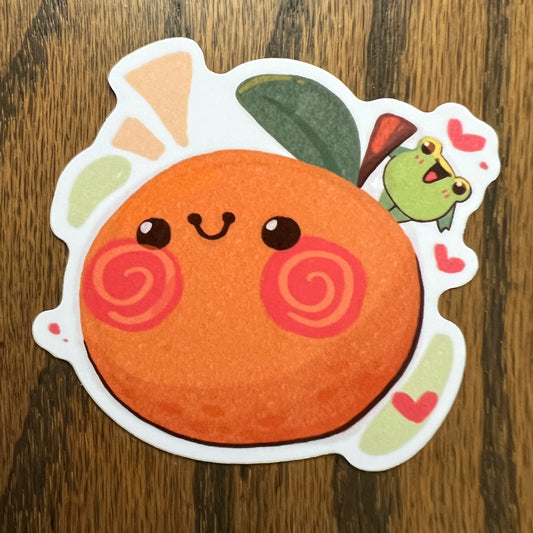 Orange Stickers - Die Cut