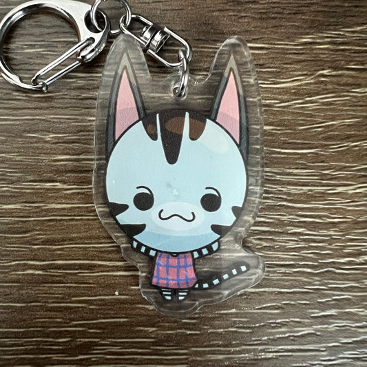 ACNH Lolly Game Cat Acrylic Charm #AC172