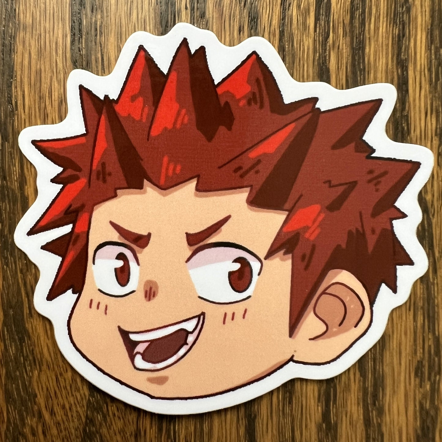 MHA Anime Chibi Stickers - Die Cut - Bakugo, Kirishima, Midoriya, Todoroki