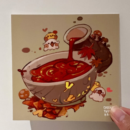 Tomato Soup Art Prints - Patreon Limited Edition 23 Oct #AP1028