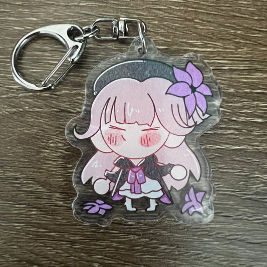 Honkai Star Rail Herta Chibi Acrylic Charm Keychain Accessory #AC109