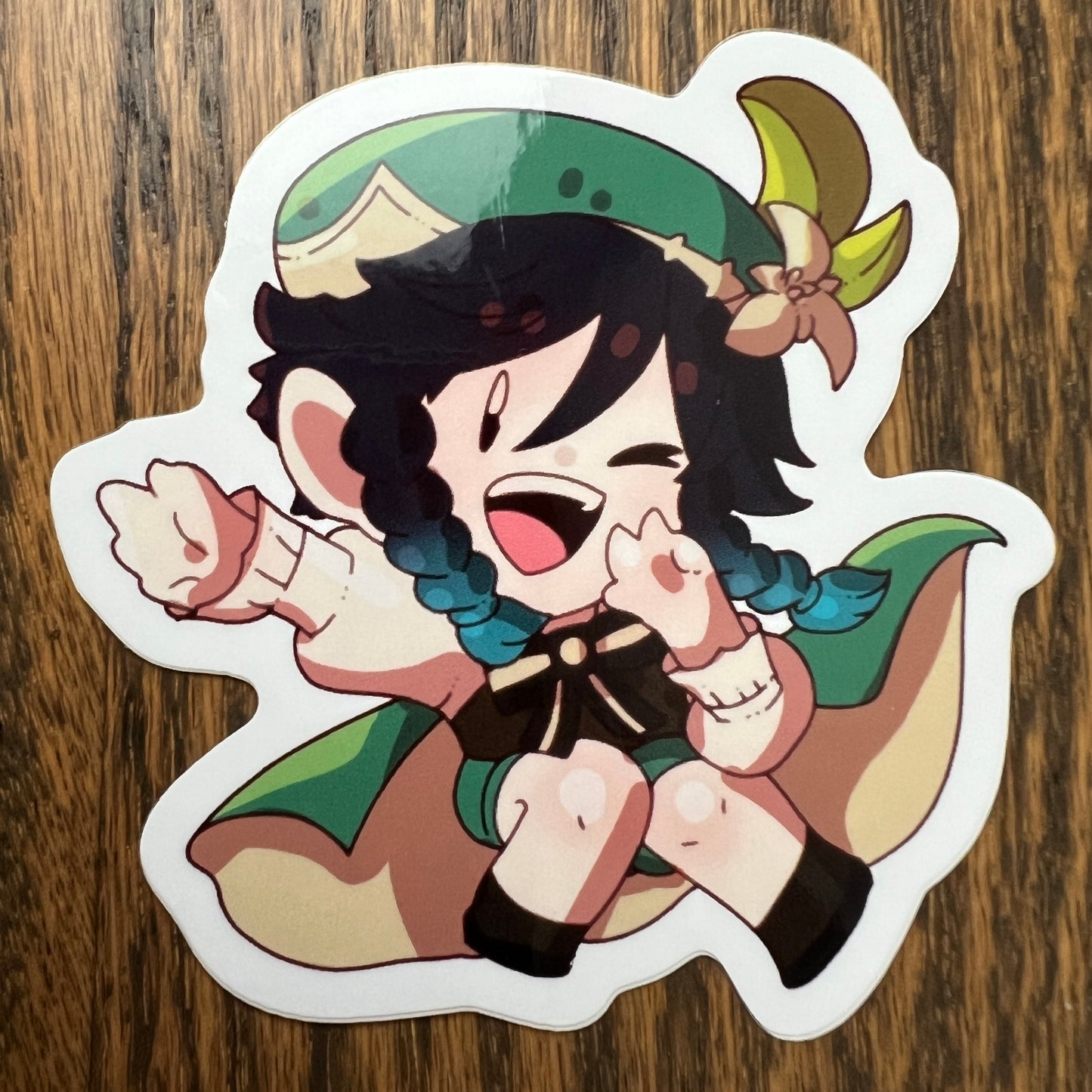 Genshin Impact Venti Stickers - Die Cut