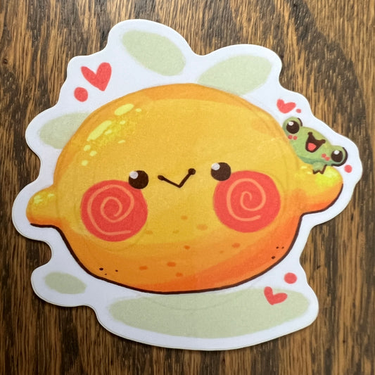 Lemon Stickers - Die Cut