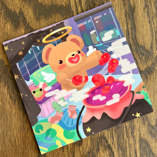 Love Potion Koma Bear Art Prints - Patreon Limited Edition 23 Jan #AP1019