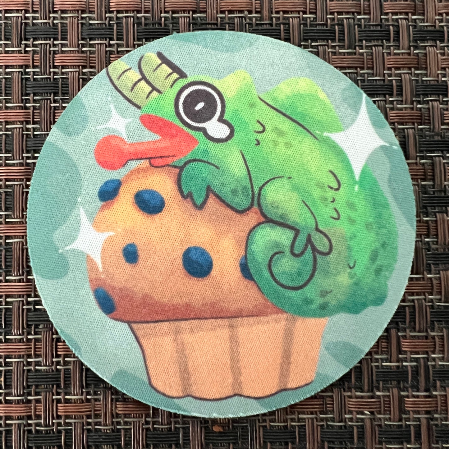 Reptile Chameleon Muffin Coaster #C005