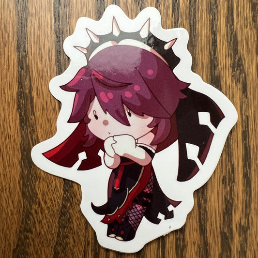 Genshin Impact Rosaria Stickers - Die Cut