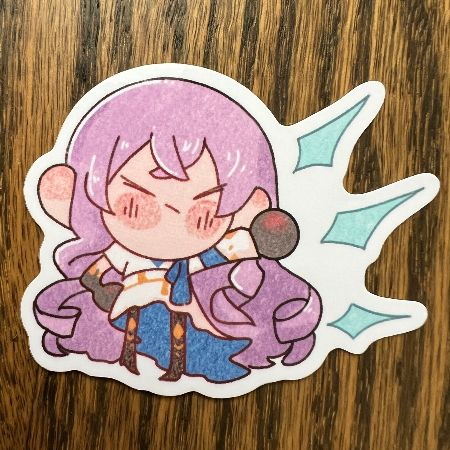 Honkai Star Rail Bronya Chibi Stickers - Die Cut