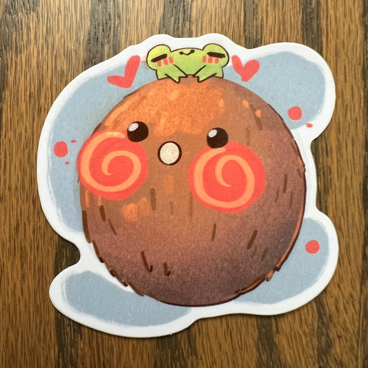 Coconut Stickers - Die Cut