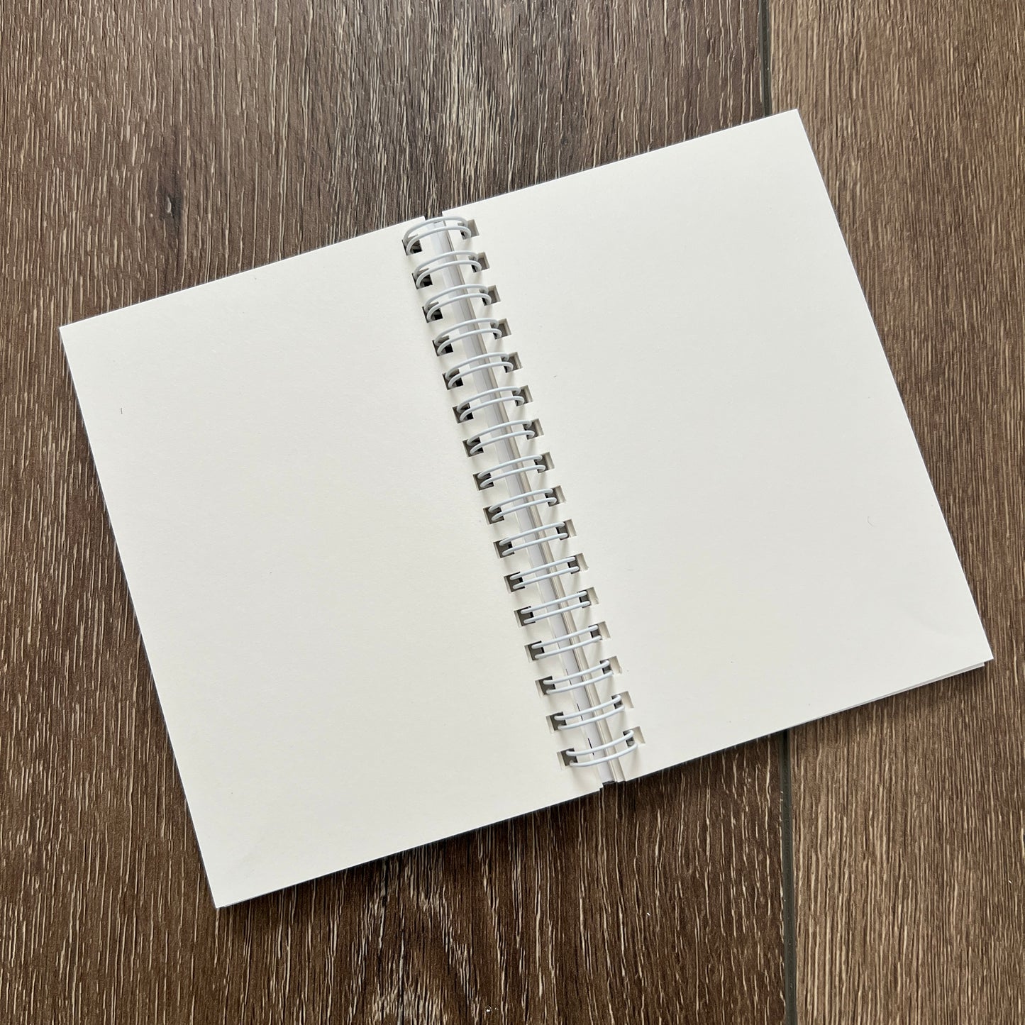 Blue Blank-Page Notebook #NB007