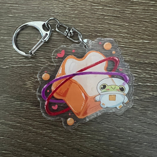 PB&J Planet Food Acrylic Charm Keychain Accessory #AC150