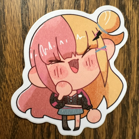 NJSJ Vtuber Chibi Kotoka Stickers - Die Cut