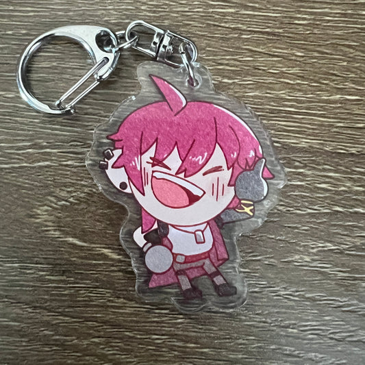 Honkai Star Rail Luca Chibi Acrylic Charm Keychain Accessory #AC114