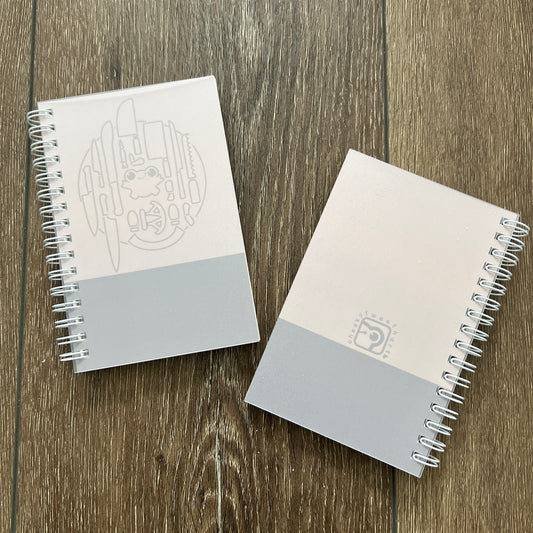 Grey Blank-Page Notebook #NB010