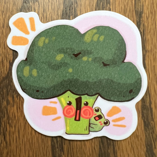 Broccoli Stickers - Die Cut