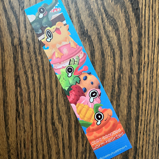Animal Caiman, Bearded Dragon, Chameleon, Axolotl, Snake Food Bookmark #B014