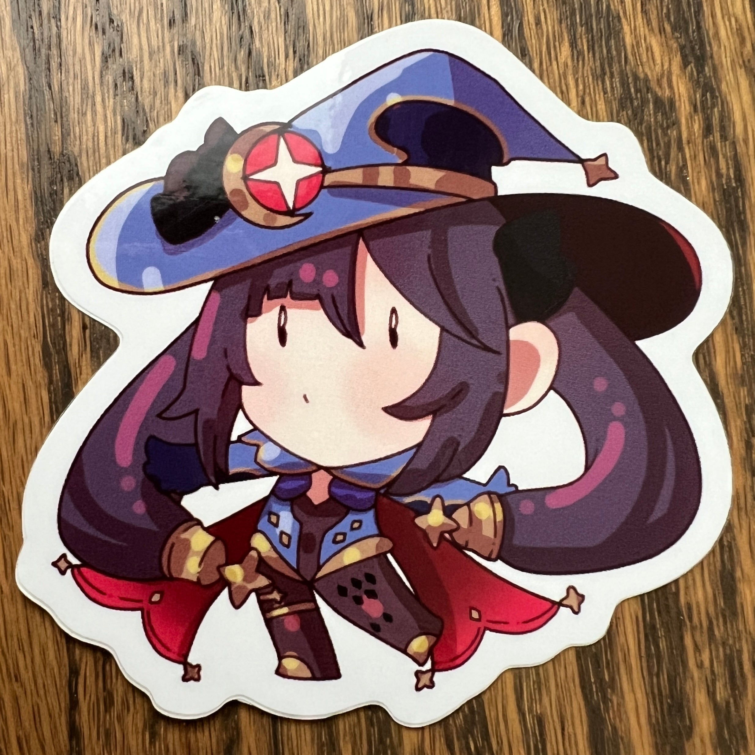 Genshin Impact Mona Stickers - Die Cut – Cheekytweethart