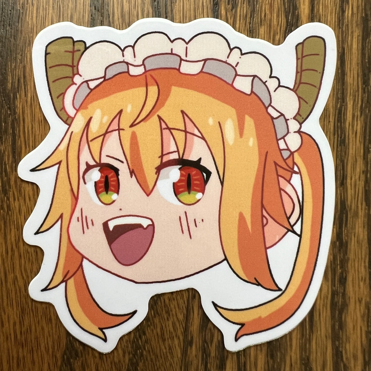 MKDM Anime Chibi Stickers - Die Cut - Kobayashi, Tohru, Kanna