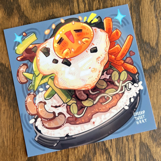 Tasty Bibimbap Art Prints - Patreon Limited Edition 24 May #AP1035