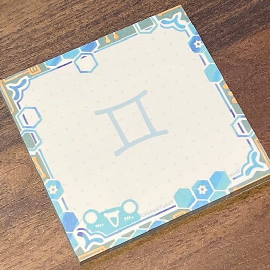 Zodiac Gemini Dot Sticky Notes #NP040