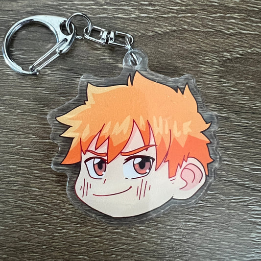 Bleach Ichigo Anime Chibi Acrylic Charm Keychain Accessory #AC212