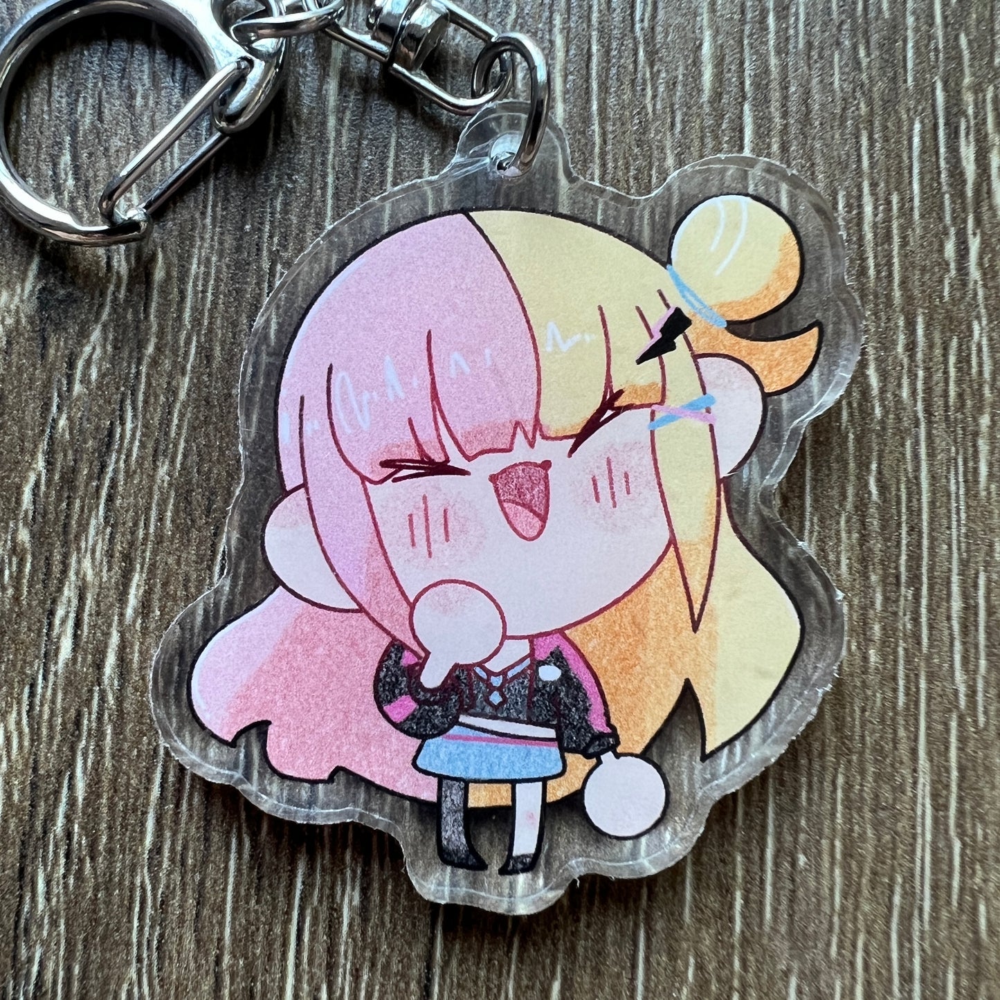 NJSJ Vtuber Chibi Kotoka Acrylic Charm Keychain Accessory #AC083