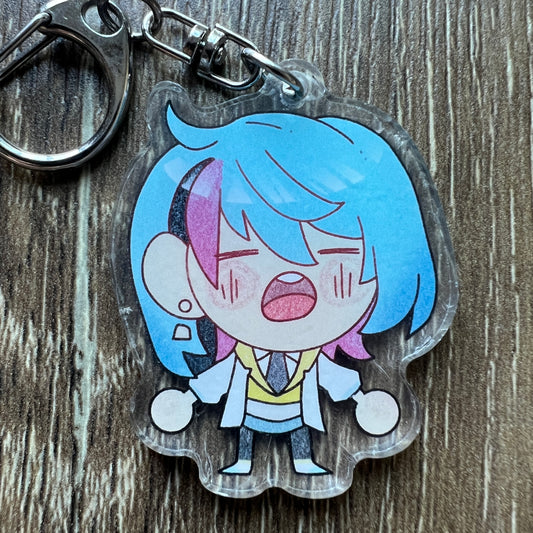 NJSJ Vtuber Chibi Kyo Acrylic Charm Keychain Accessory #AC080