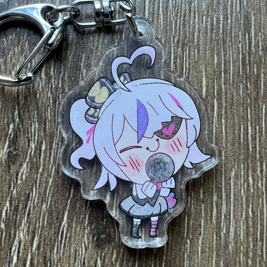 NJSJ Vtuber Chibi Maria Acrylic Charm Keychain Accessory #AC081