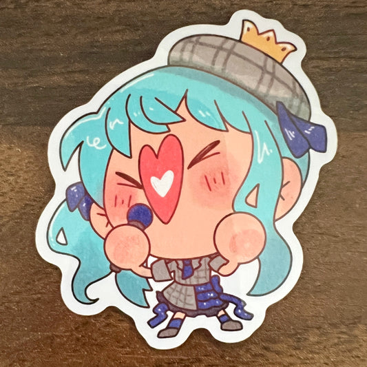 Vtuber Holo Suisei Vinyl Sticker