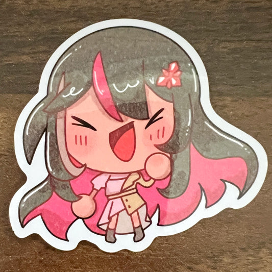 Vtuber Holo Azki Vinyl Sticker