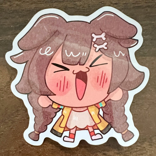 Vtuber Holo Korone Vinyl Sticker