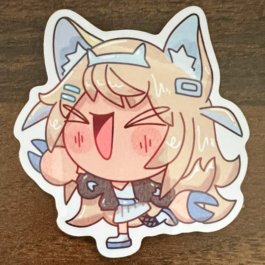 Vtuber Holo Fuwawa Vinyl Sticker