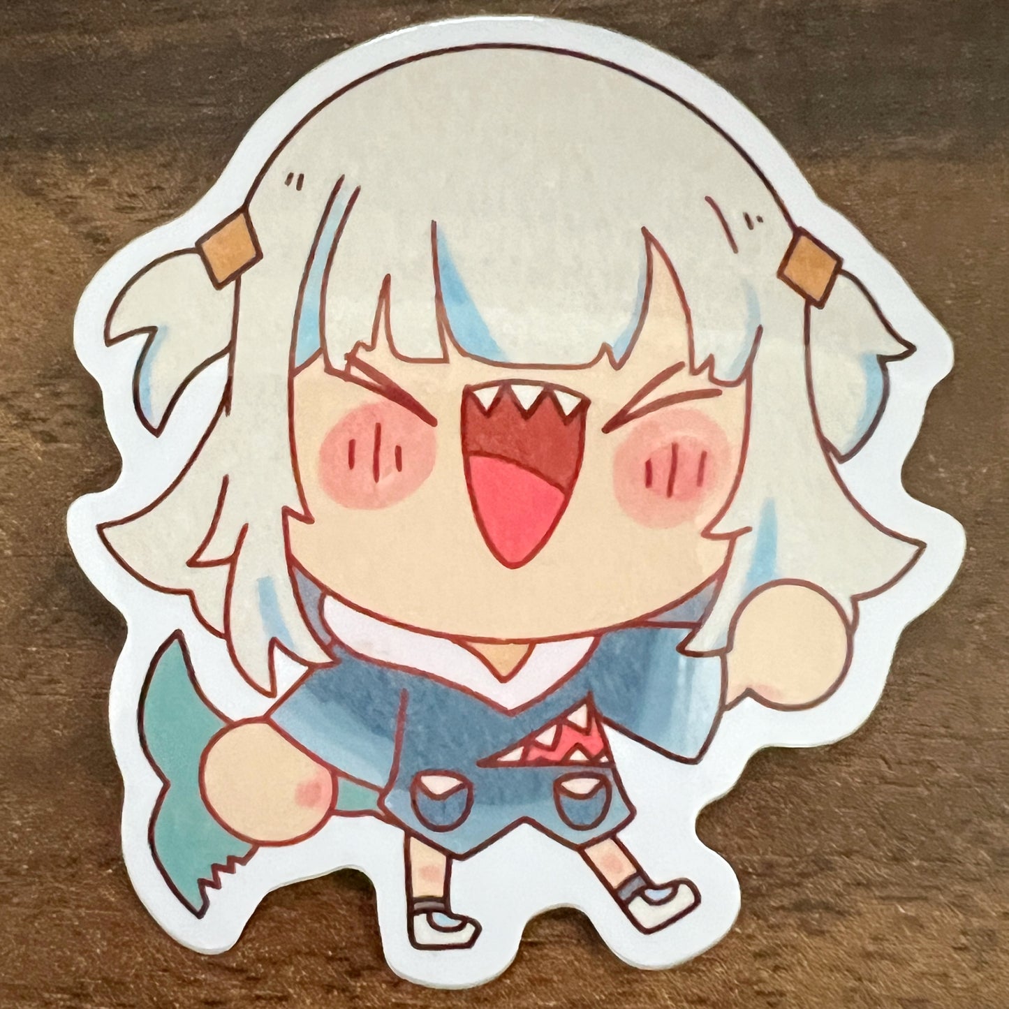 [LAST CHANCE SALE] Vtuber Holo Gura Vinyl Sticker