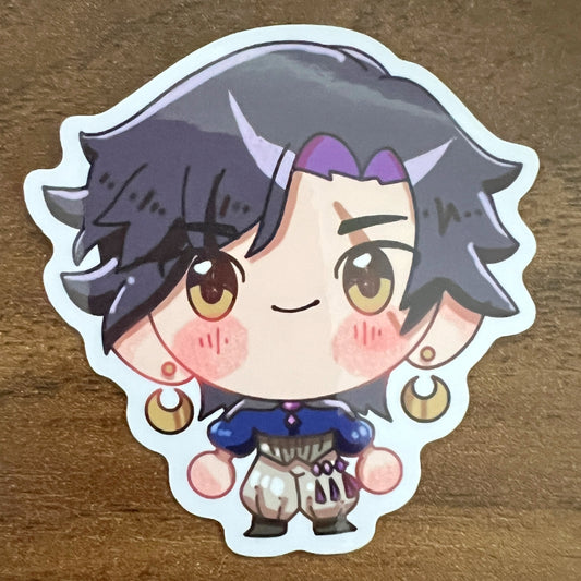 Vtuber NJSJ Vezalius Vinyl Sticker