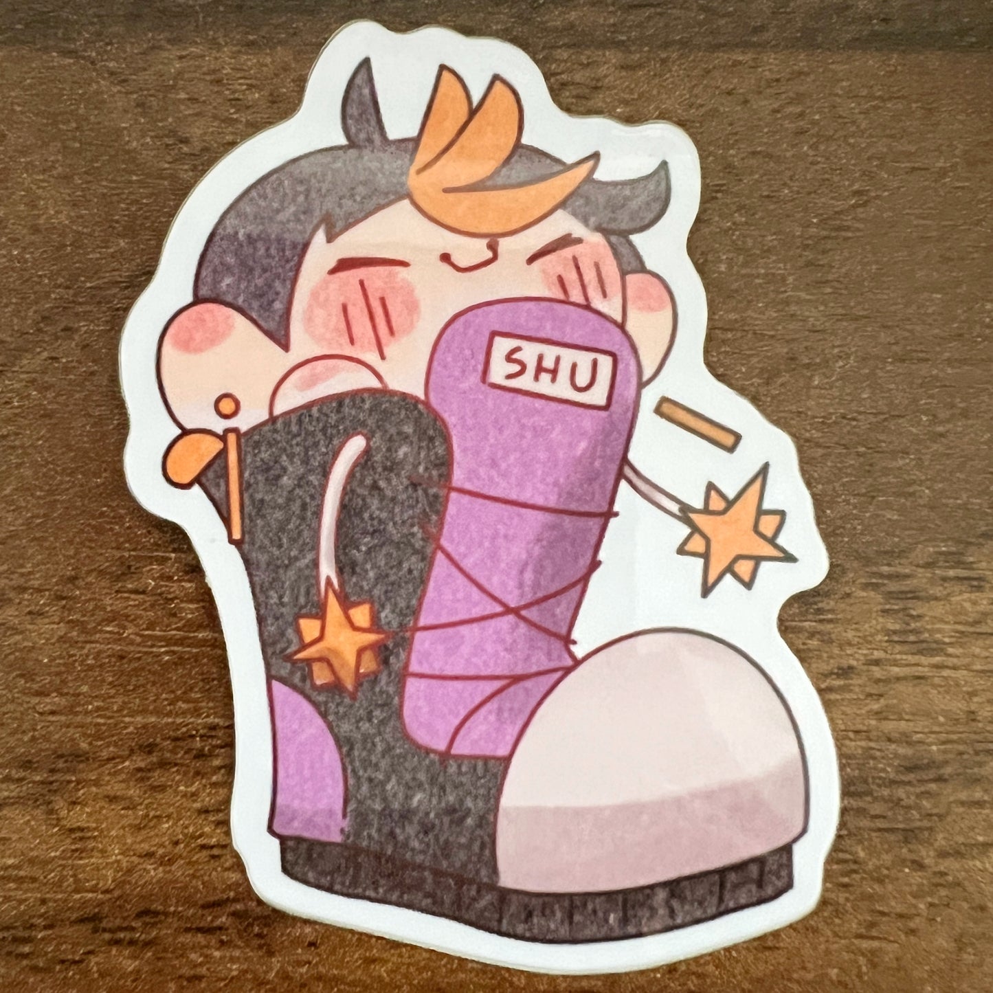 Vtuber NJSJ Shu Vinyl Sticker