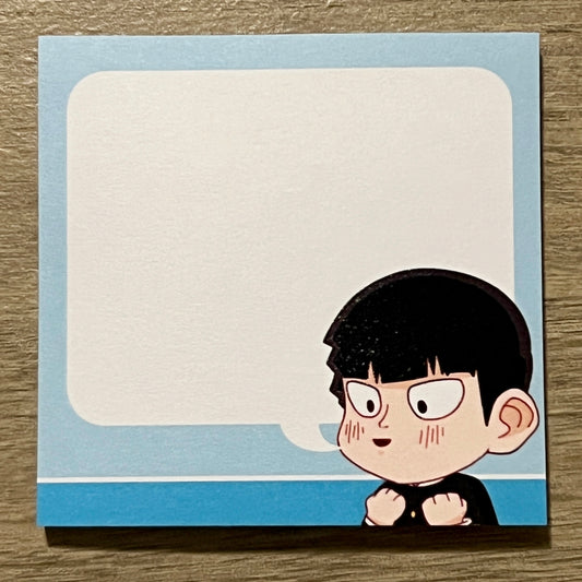 MP Anime Chibi Mob Word Bubble Sticky Notes #NP028
