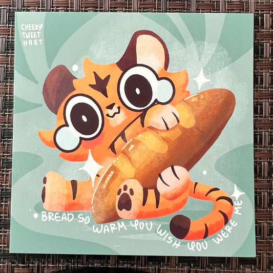 Tiger Bread Art Prints #AP318