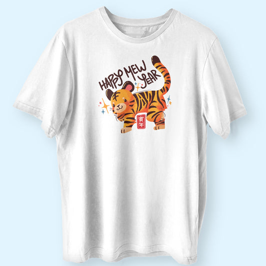 Happy Mew Year Tiger Shirts #TOP001