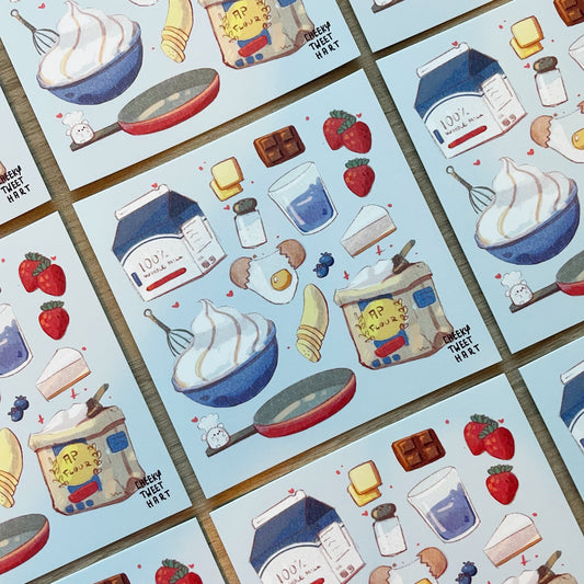 Crepe Ingredients Hamry Hamster Food Art Prints #AP012