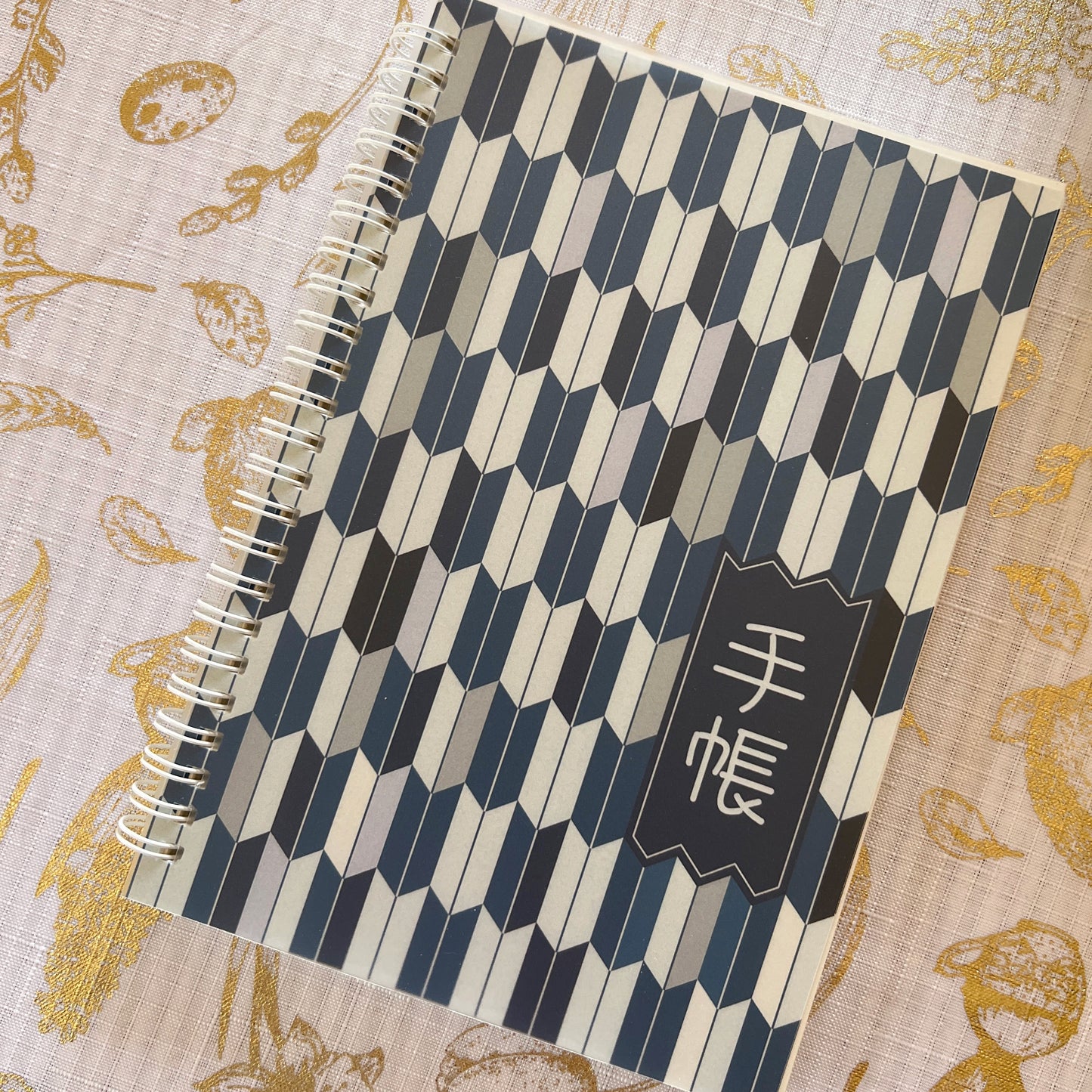 Yajirushi Blue Dot-Page Notebook #NB003