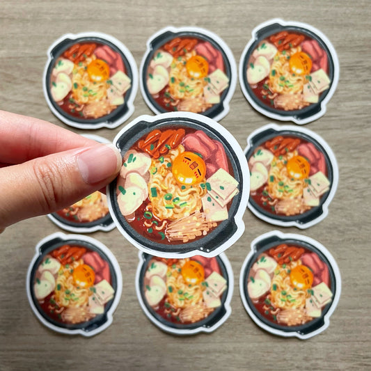 Army Stew Korean Food Stickers - Die Cut