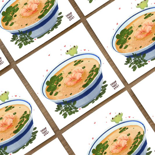 Marungay Soup Ribbert Frog Art Prints #AP126