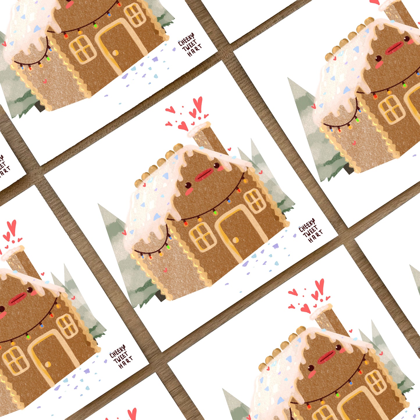 Gingerbread House Art Prints #AP130
