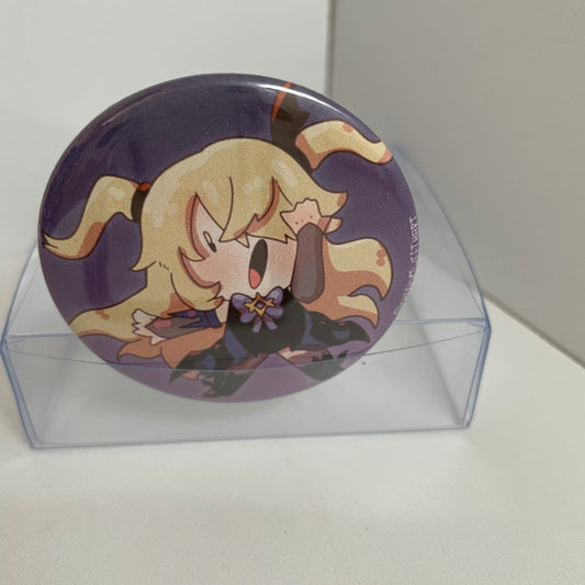 Genshin Impact Fischl Pinback Button - 2.25 inch Badge #BUTT011